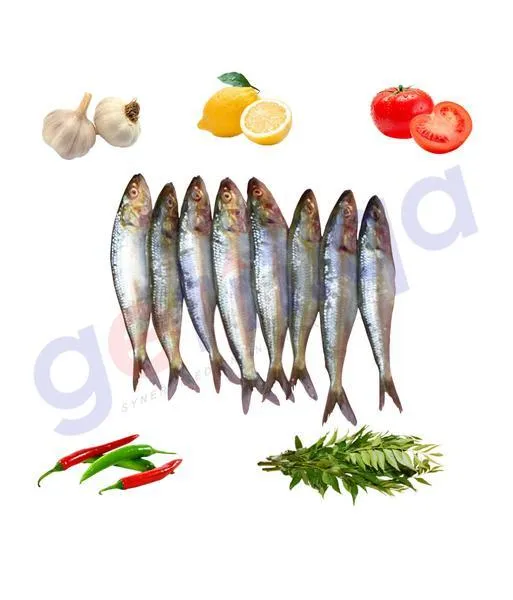 2 x FROZEN TAPIOCA 700GM   1KG OMAN SARDINE (Mathi cleaned)