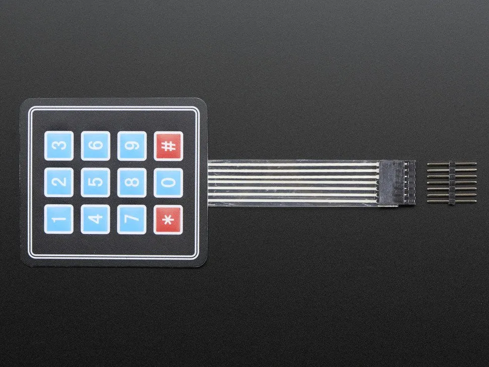 Adafruit Membrane 3x4 Matrix Keypad