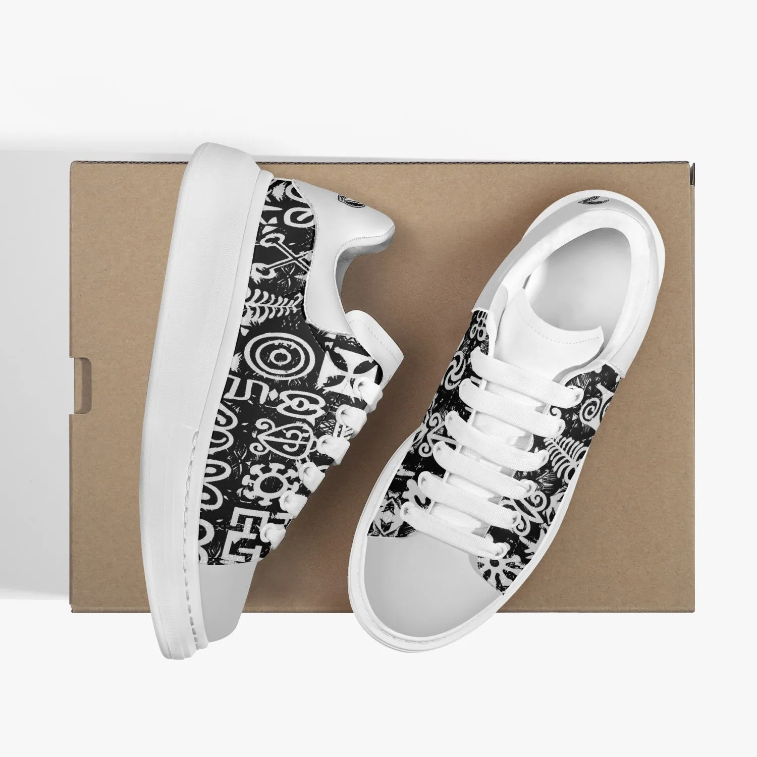 ADINKRA MX Leather Oversized Sneakers