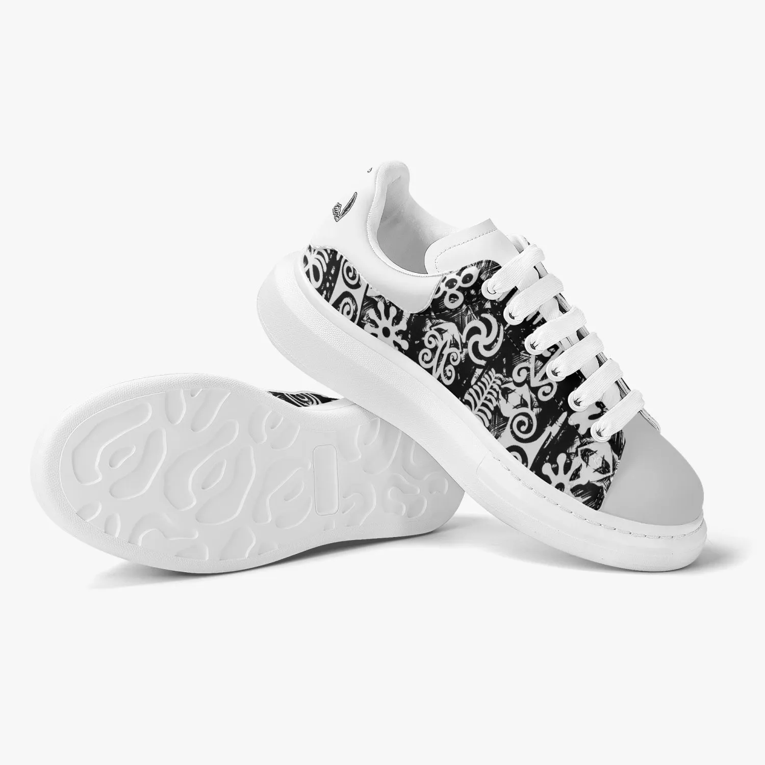 ADINKRA MX Leather Oversized Sneakers