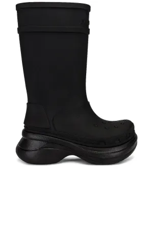 Balenciaga Crocs boots, black