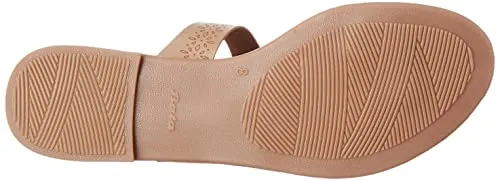 Bata womens SHINE TR Beige Flat Sandal - 6 UK (5718419)