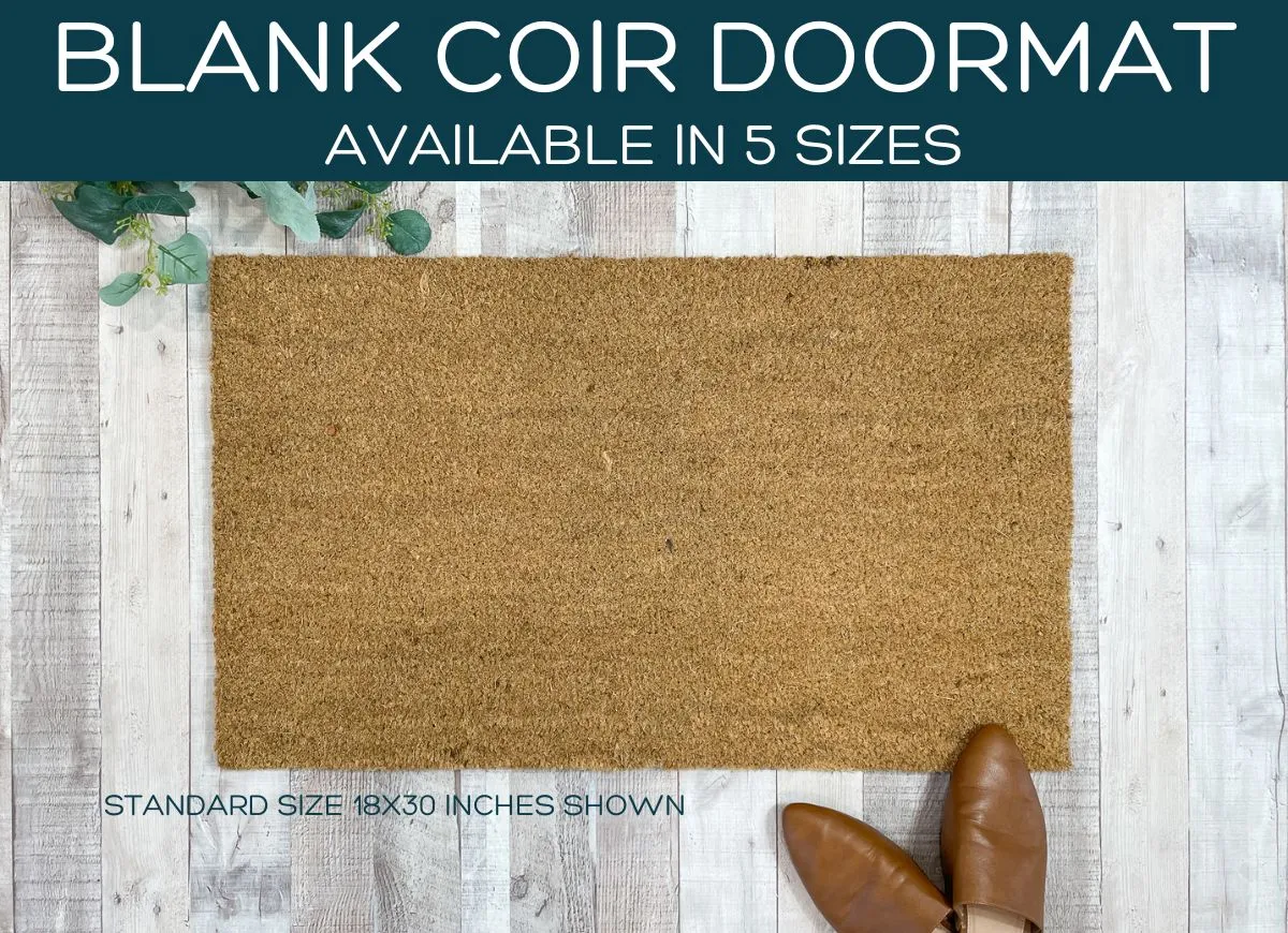 Blank Coir Doormat - Available in 5 sizes!