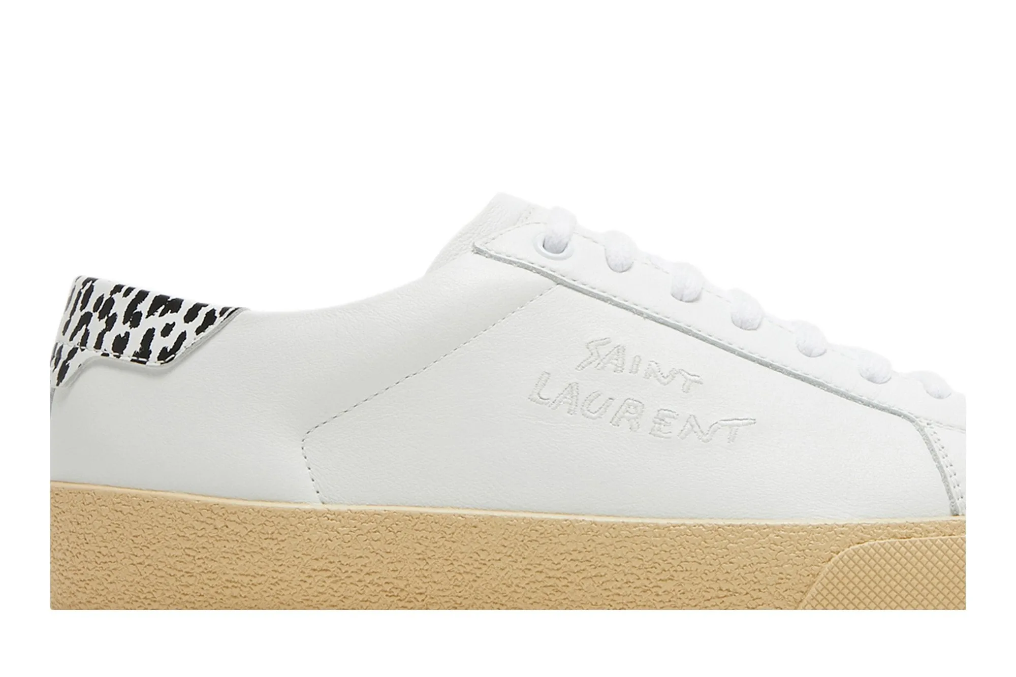 Boots Saint Laurent SL-06 Court Leather, white