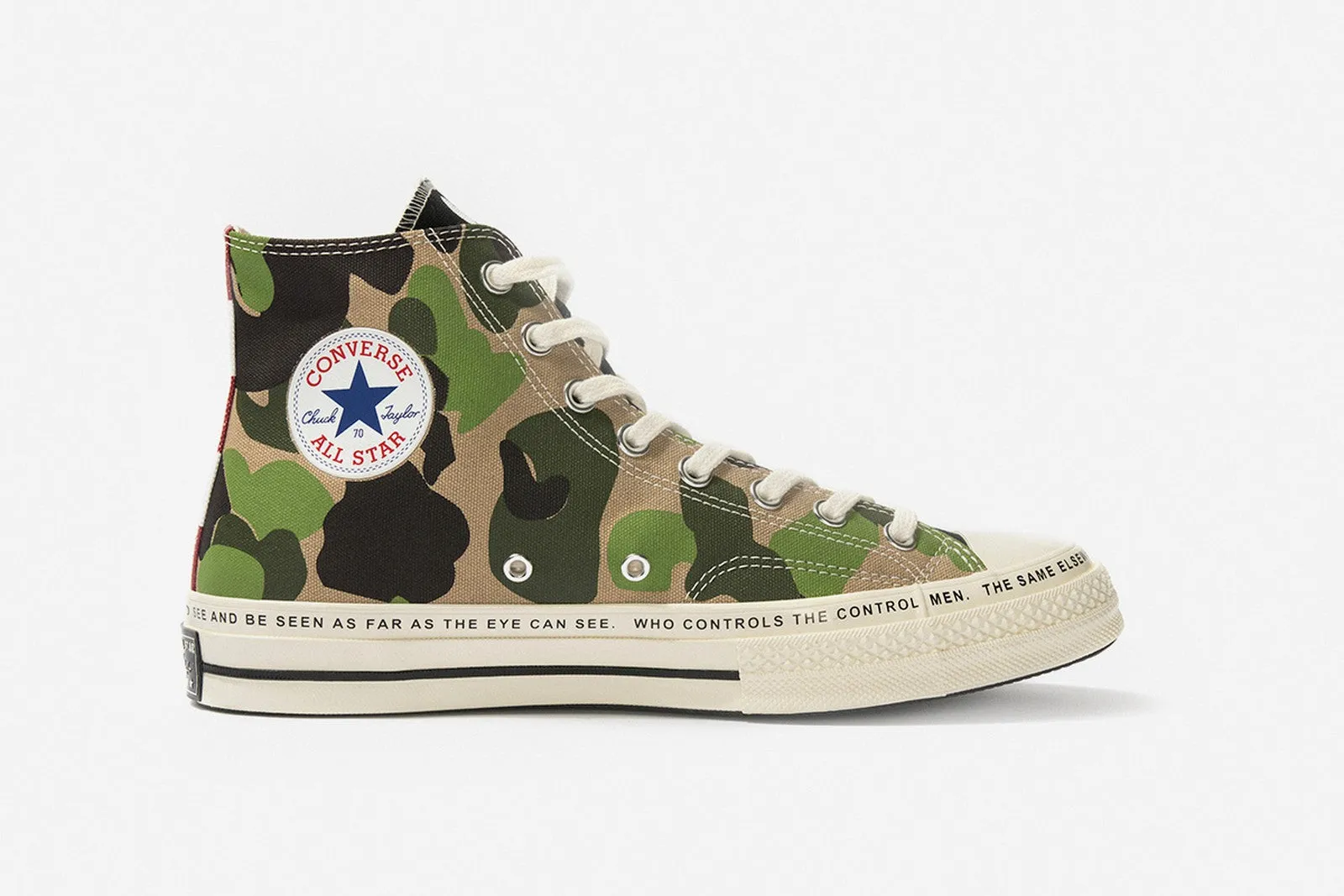 BRAIN DEAD X CONVERSE CHUCK TAYLOR HIGH 70s "CAMO" 163166C