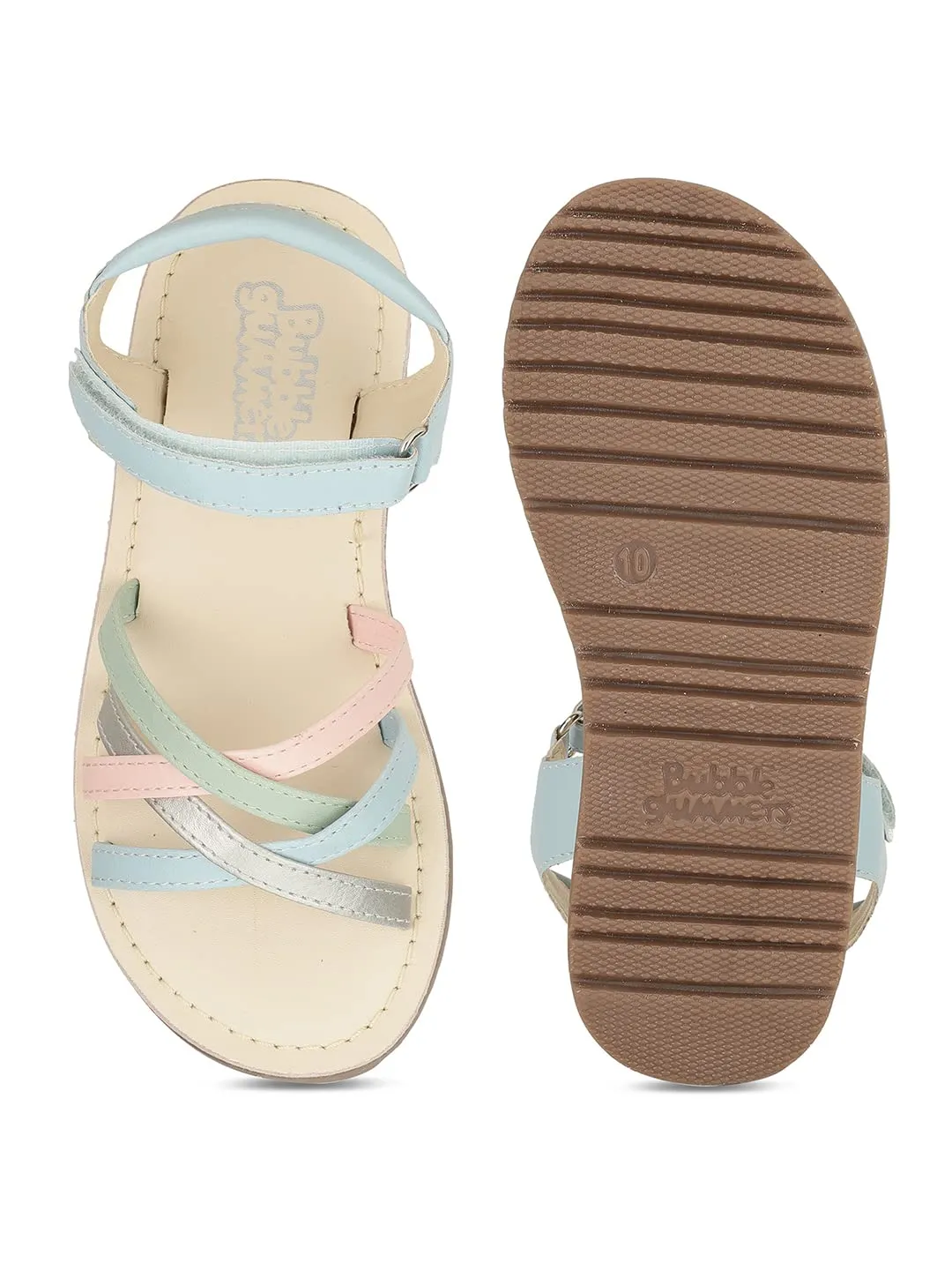 Bubblegummers Girls HAZEL Blue Sandal UK 13 (3619036)