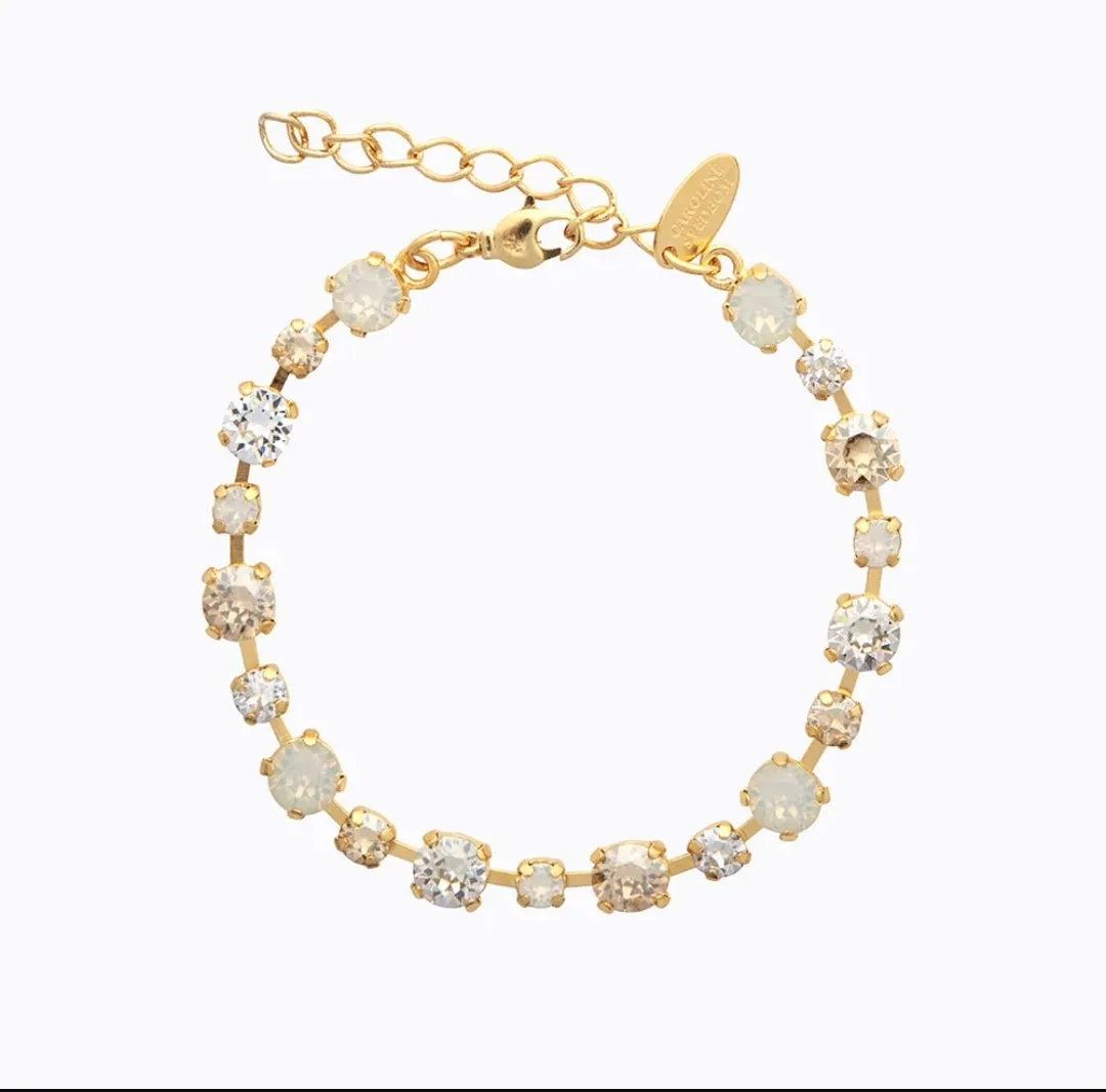 Caroline Svedbom Calanthe Bracelet Gold White Combo