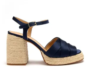 Castañer Valentina Dark Blue Sandal