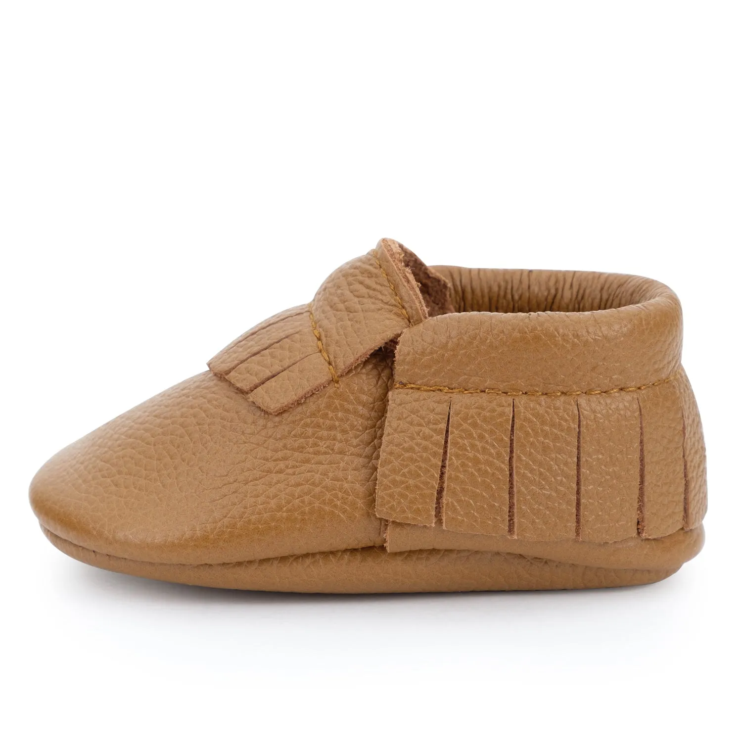 Classic Brown Baby Moccasins