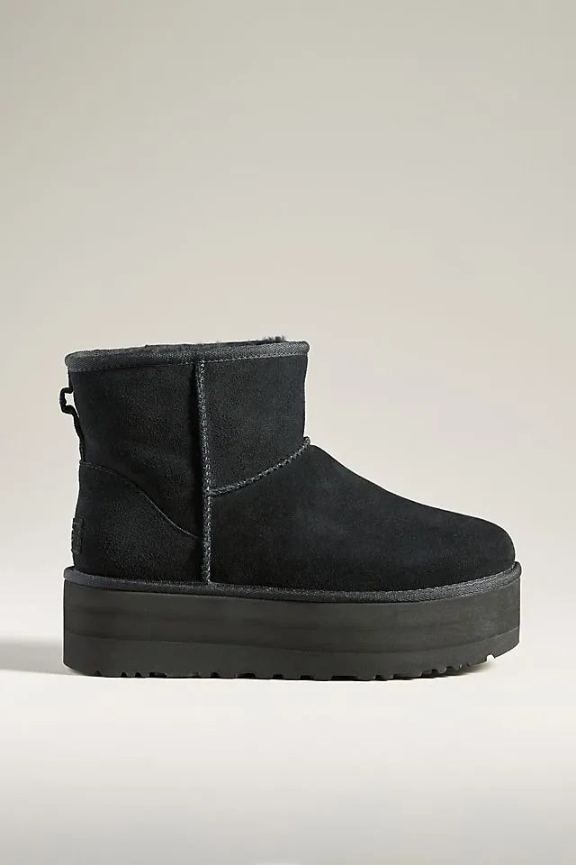 Classic UGG mini platform boots, black