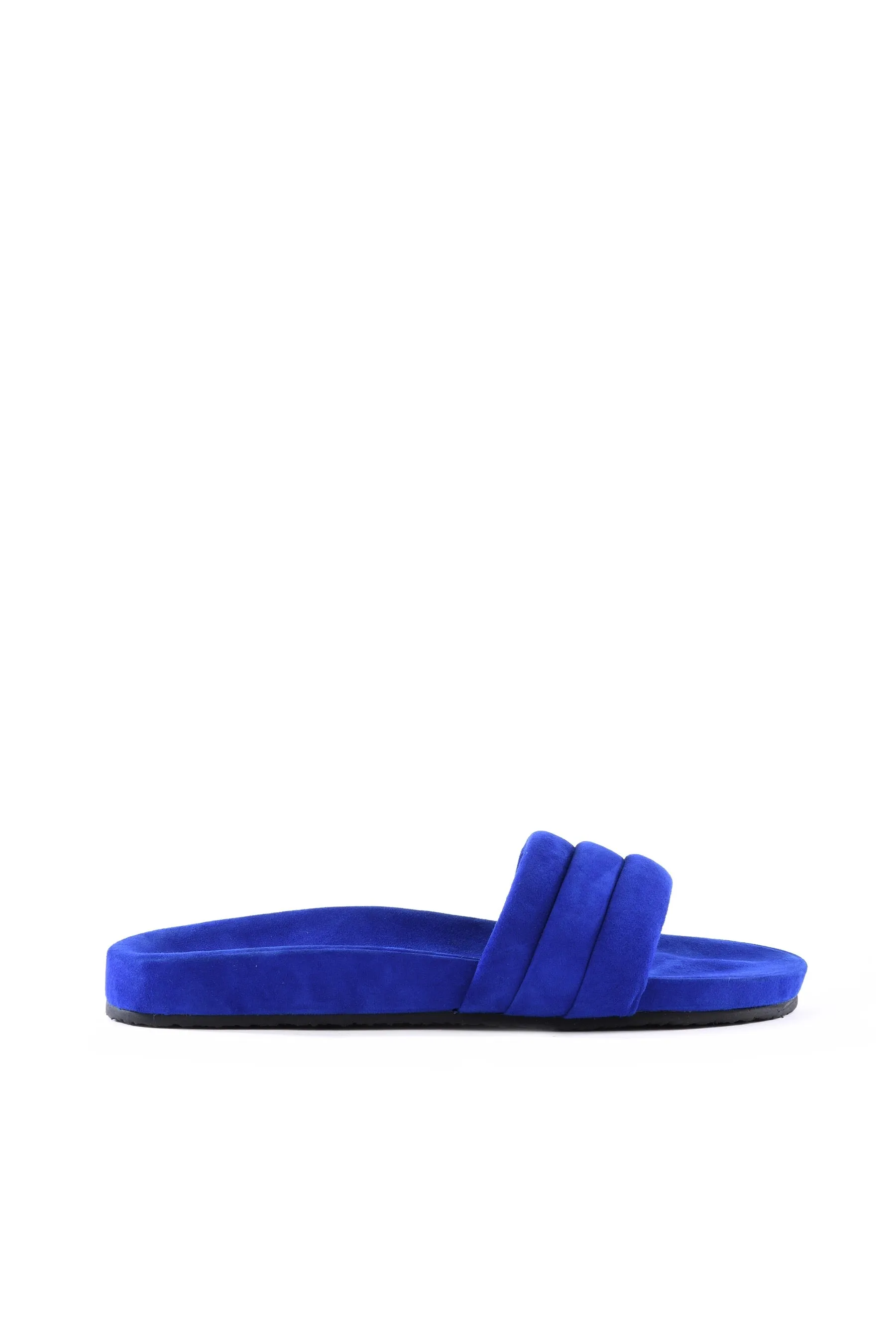 Cobalt Suede Low Key Slide