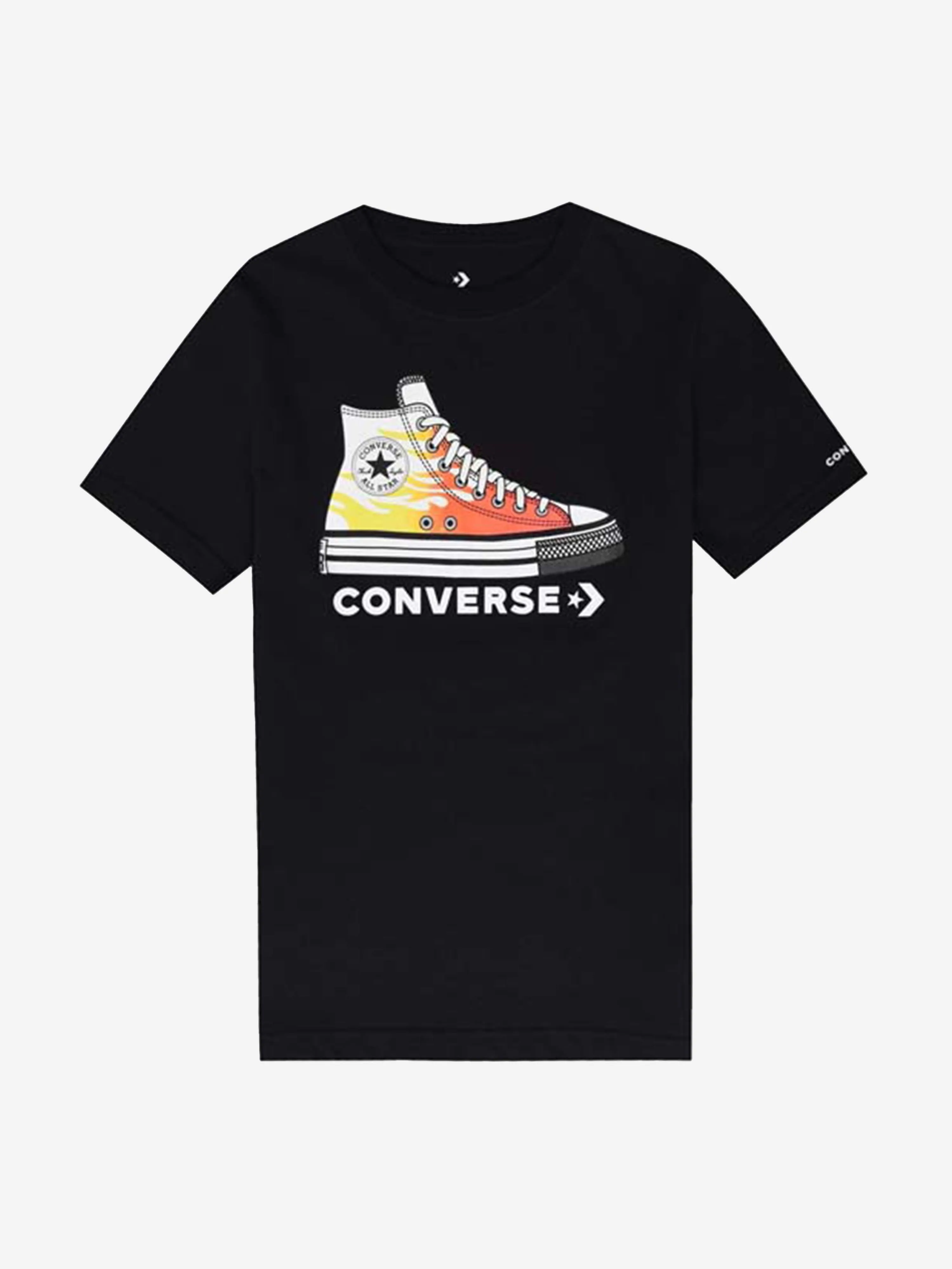 Converse Boys T-Shirt - Cotton Trainer Print T-Shirt