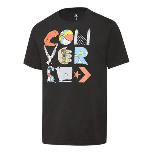 Converse WRECKING Crew ART Tee Black, black