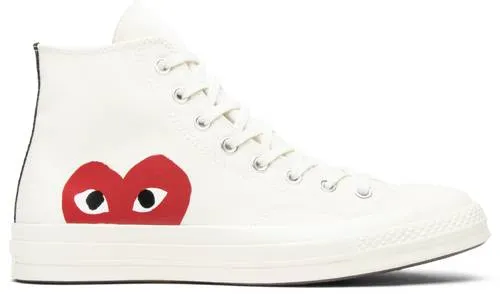 CONVERSE x COMME DES GARCONS  CHUCK TAYLOR HIGH 70s "WHITE" 150205C