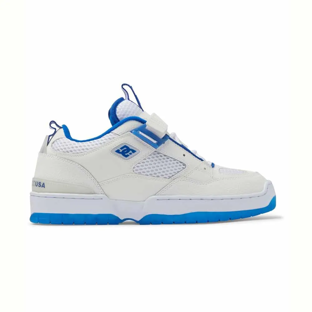 Dc Shoes JS 1 White Blue Skate Shoes