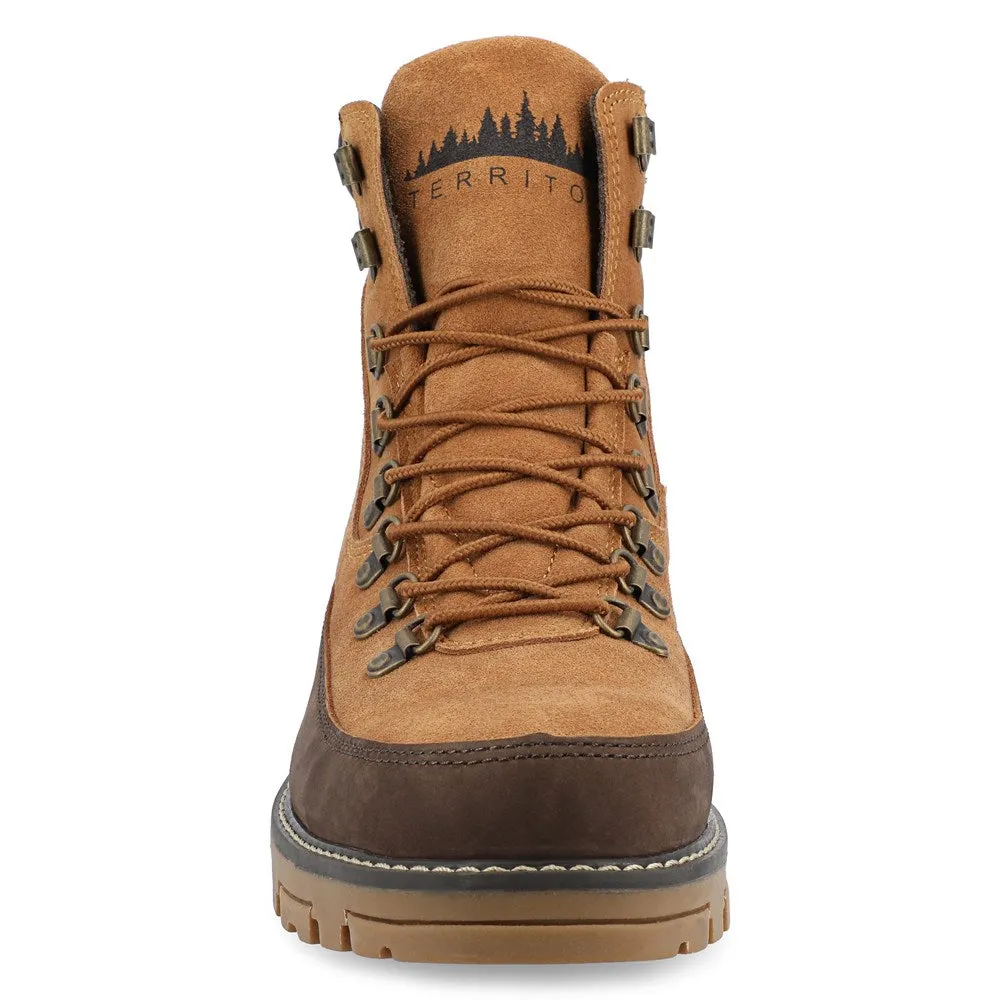 Dunes Territory Men's Waterproof Lace-up Boots, Tan