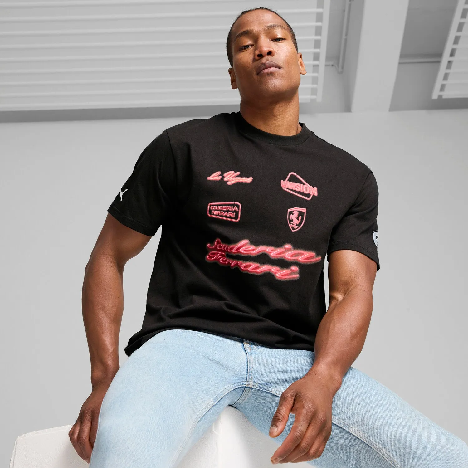 Ferrari Neon Energy Tee - Mens