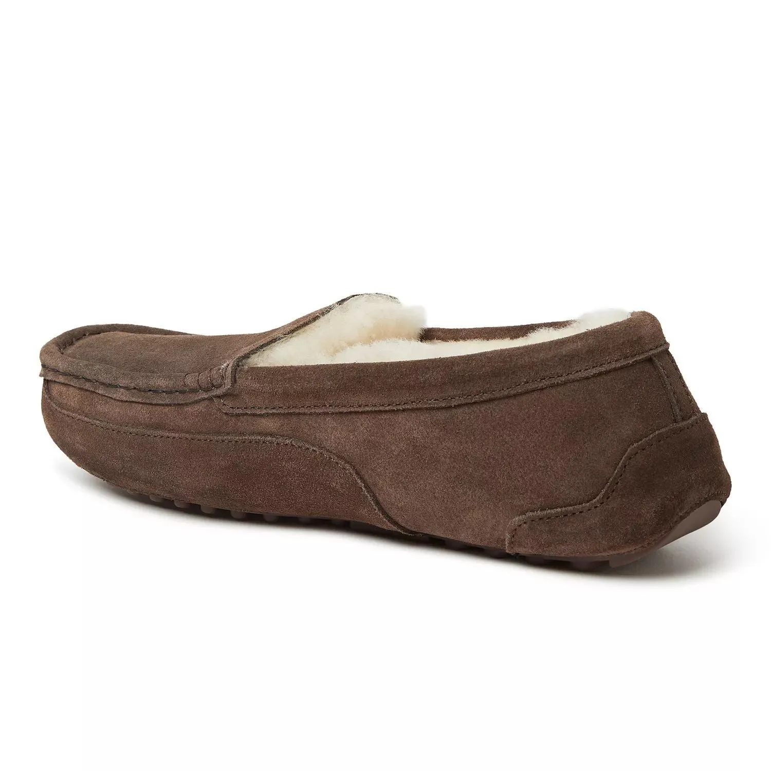 Fireside by Dearfoams Melbourne Men's Genuine Sheepskin Moccasin Slippers