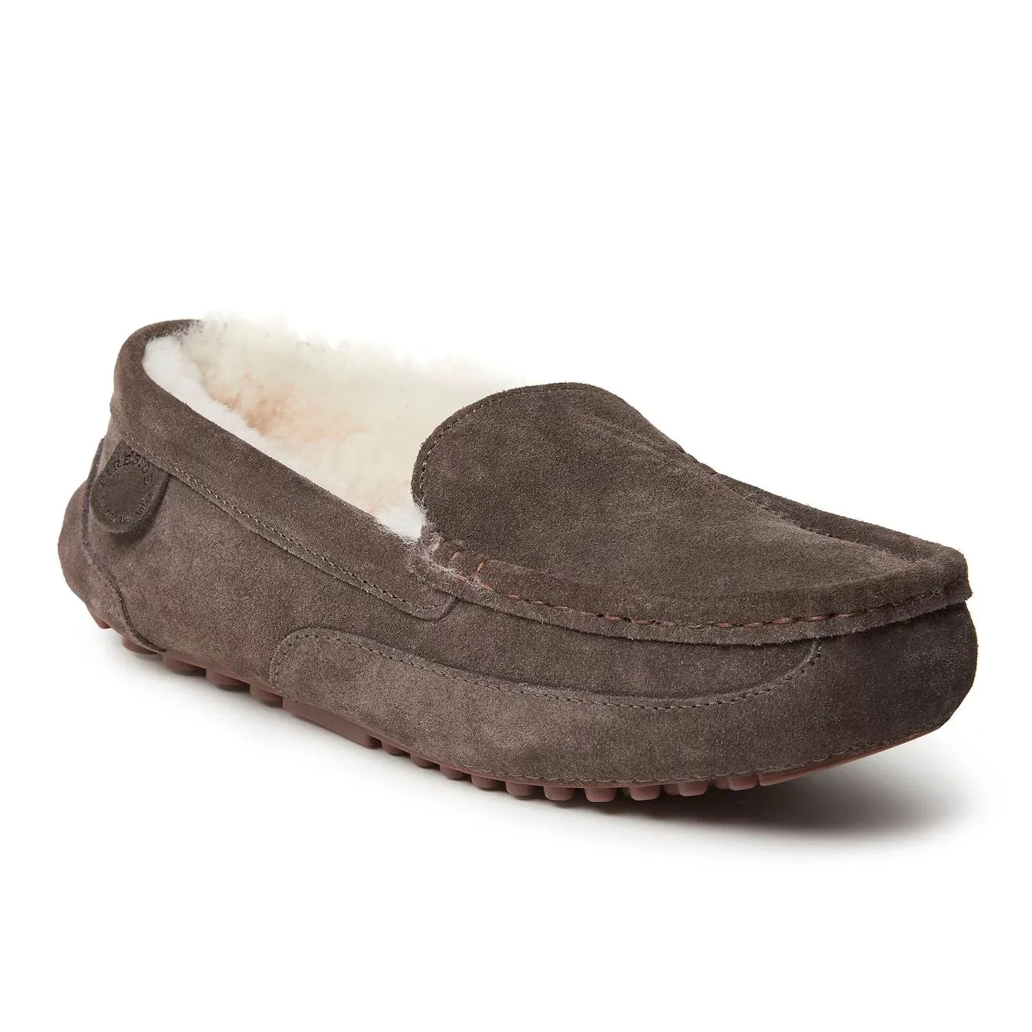 Fireside by Dearfoams Melbourne Men's Genuine Sheepskin Moccasin Slippers