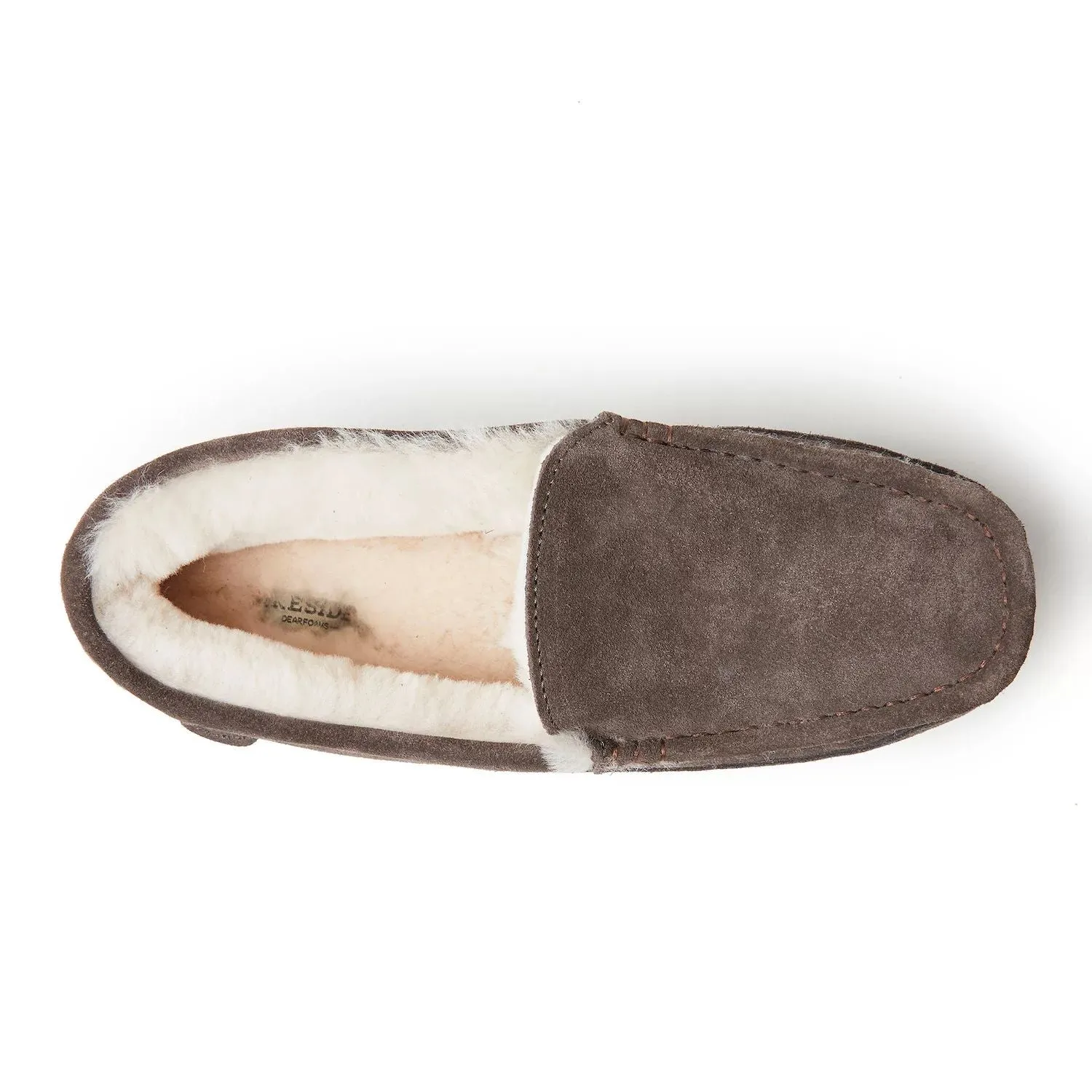 Fireside by Dearfoams Melbourne Men's Genuine Sheepskin Moccasin Slippers