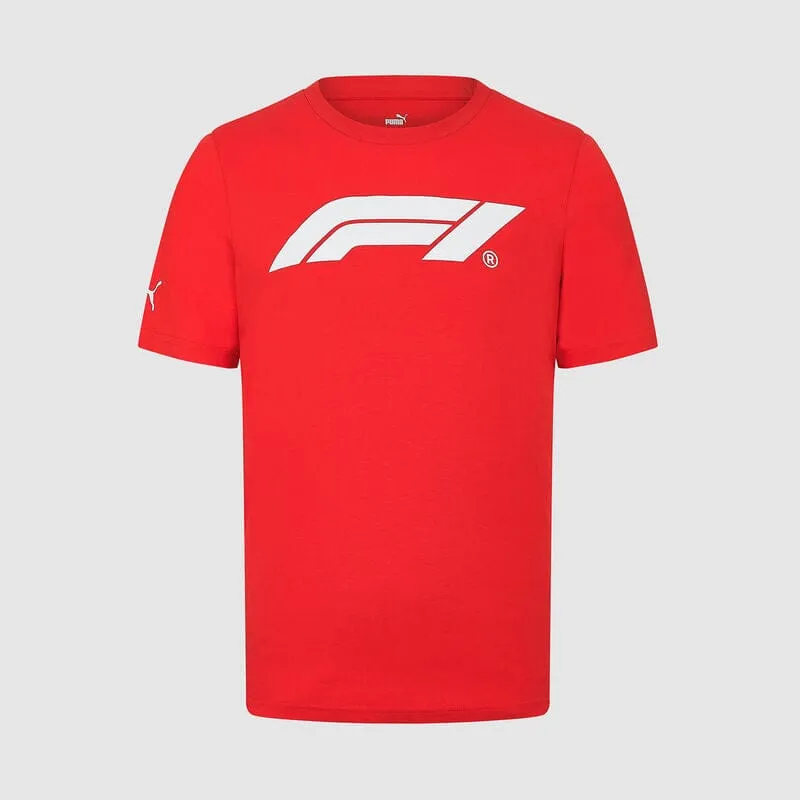 Formula 1 Tech Collection F1 Men's Logo T-Shirt - Black/Red/White