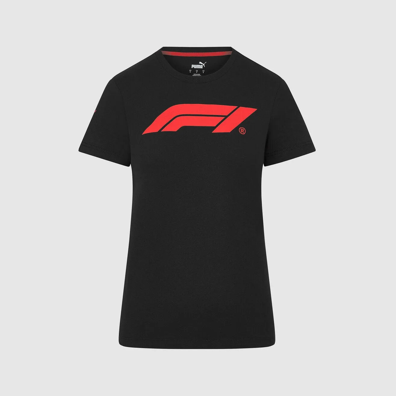 Formula 1 Tech Collection F1 Women's Puma Essentials Logo T-Shirt - Black/Red