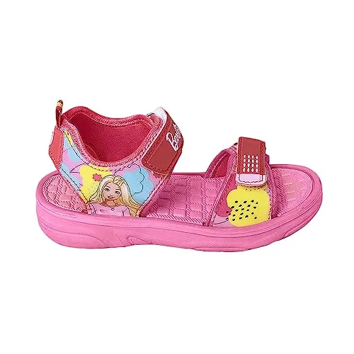 Hopscotch Girls EVA Graphic Print Floaters in Pink Color,UK:2 (KDV-4400489)