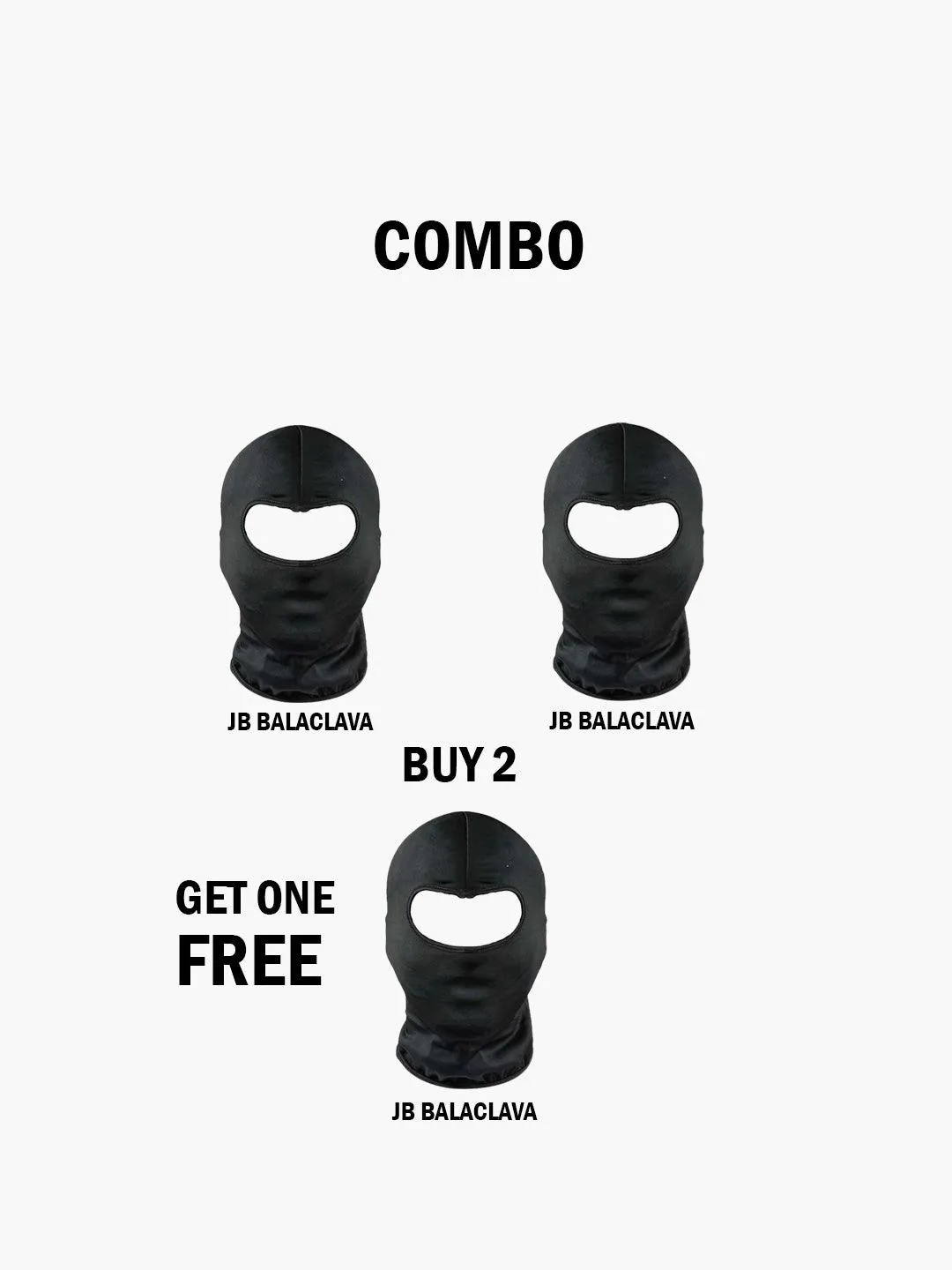 JB BALACLAVA BUY 2 GET 1 COMBO