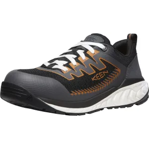 Keen Utility Mens Arvada CT Black/Curry Synthetic Work Shoes