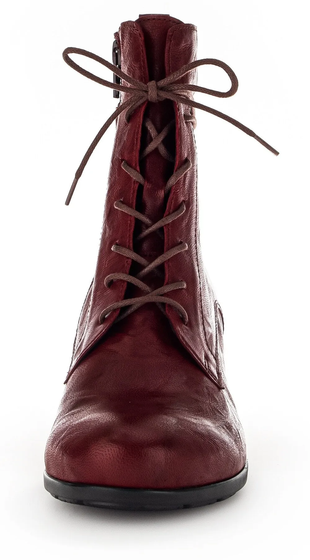 Lace-up boots Gabor, dark red