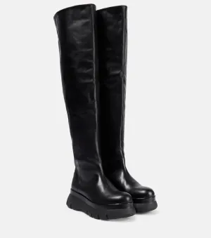 Malyx Isabel Marant leather boots, black