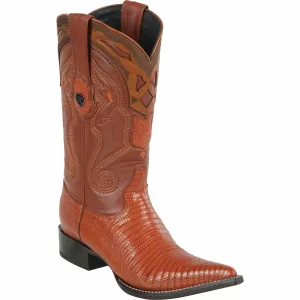 Men's Wild West Teju Lizard Skin 3X Toe Boot 2950703