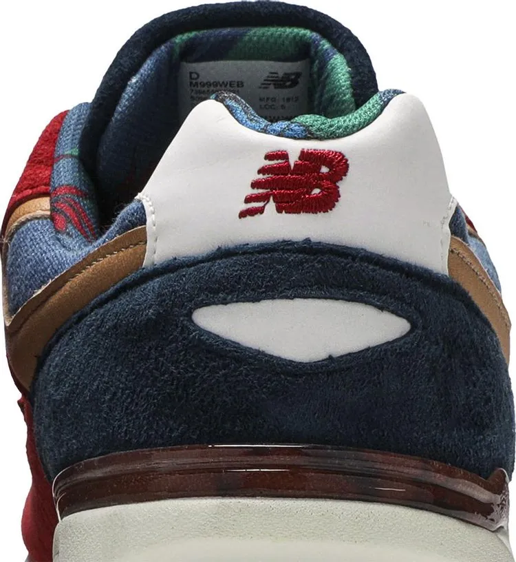 New Balance 999 'Made In USA' Sneakers, Red