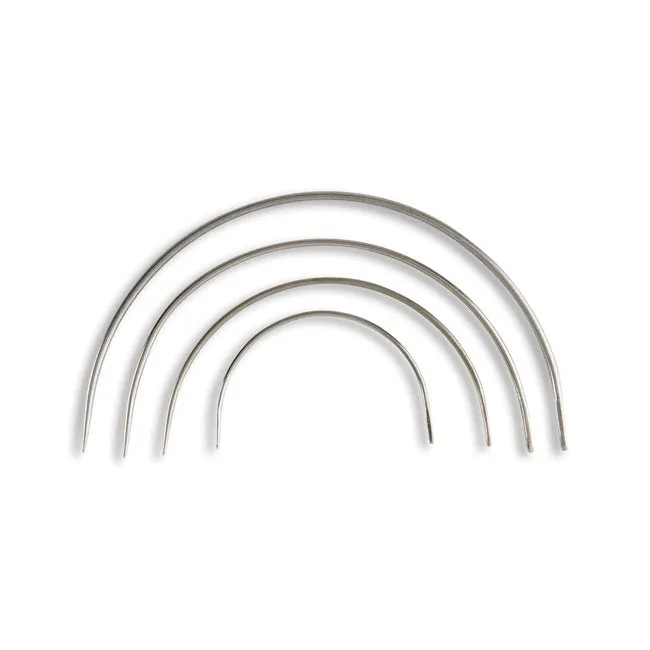 OSBORNE Assorted K-3 Curved Round Point Hand Needles, 4/pack