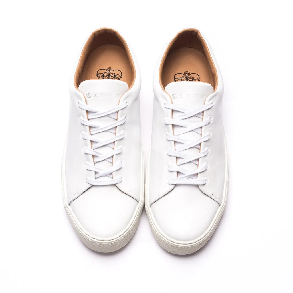 OVERSTONE DERBY SNEAKER - WHITE WHITE