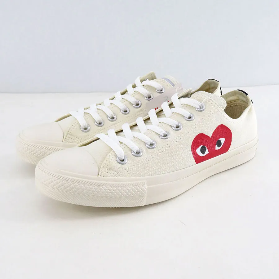 【PLAY COMME des GARCONS】<br>PLAY CONVERSE CHUCK TAYLOR (WHITE)<br>AZ-K114-001