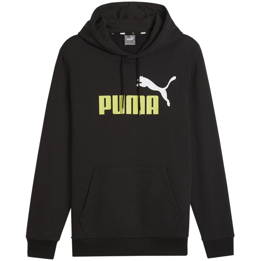 Puma Ess  2 Col Big Logo Hoodie Tr Black 586765 59 L