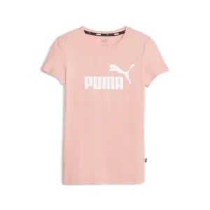 Puma Essentials  Metallic Logo Women's Tee PEACH