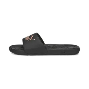 Puma Womens Cool Cat 2.0 Wns Black-Rose Gold Slide - 6UK (38910802)