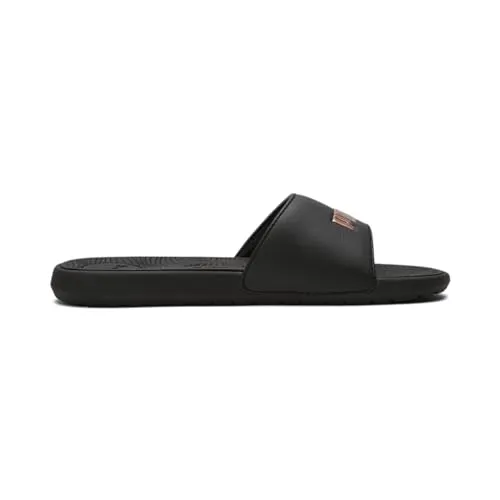 Puma Womens Cool Cat 2.0 Wns Black-Rose Gold Slide - 6UK (38910802)