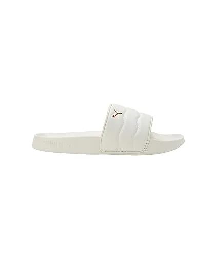 Puma Womens Leadcat 2.0 Puffy Pristine-Metallic Gold Slide - 5 UK (38955702)