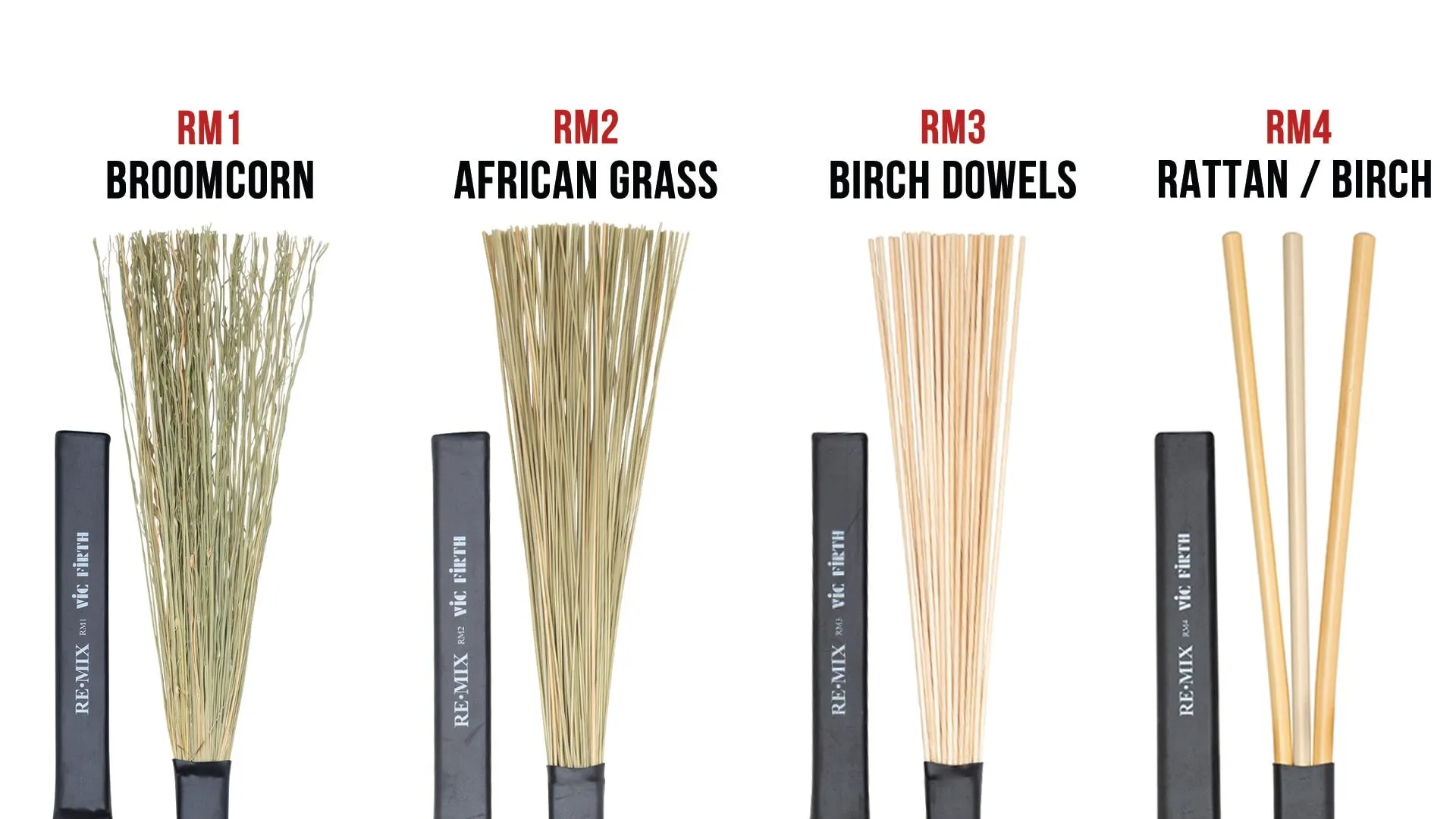 RE·MIX 2-Pair Combo Pack - Grass & Birch Brushes