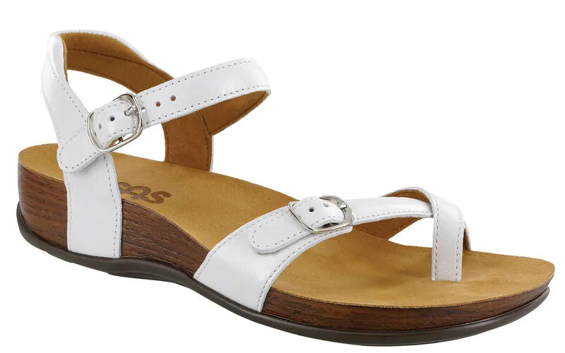 SAS Women's Pampa Sandal PEARL WHITE