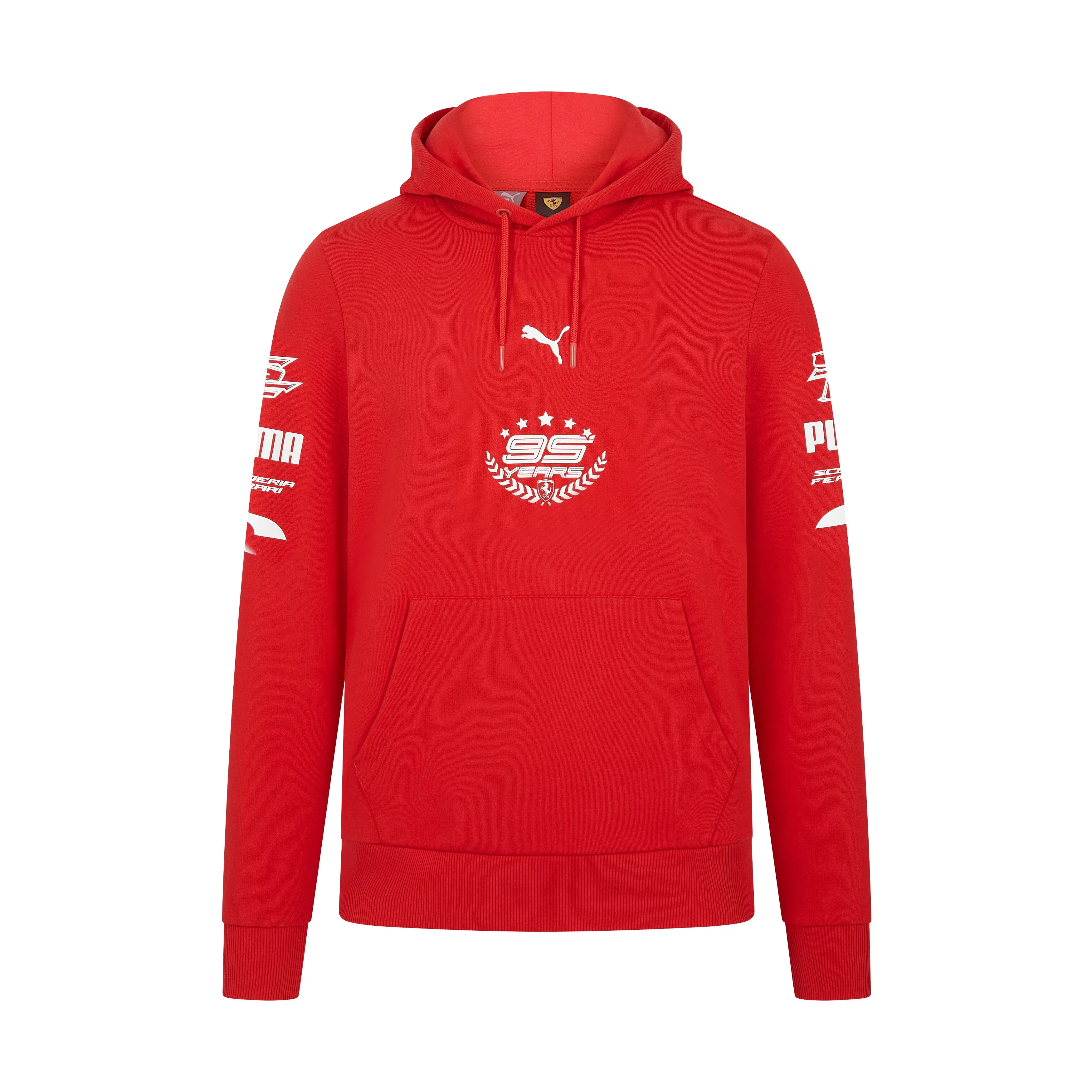 Scuderia Ferrari F1 Men's "95 Years" Hoodie - Black/Red