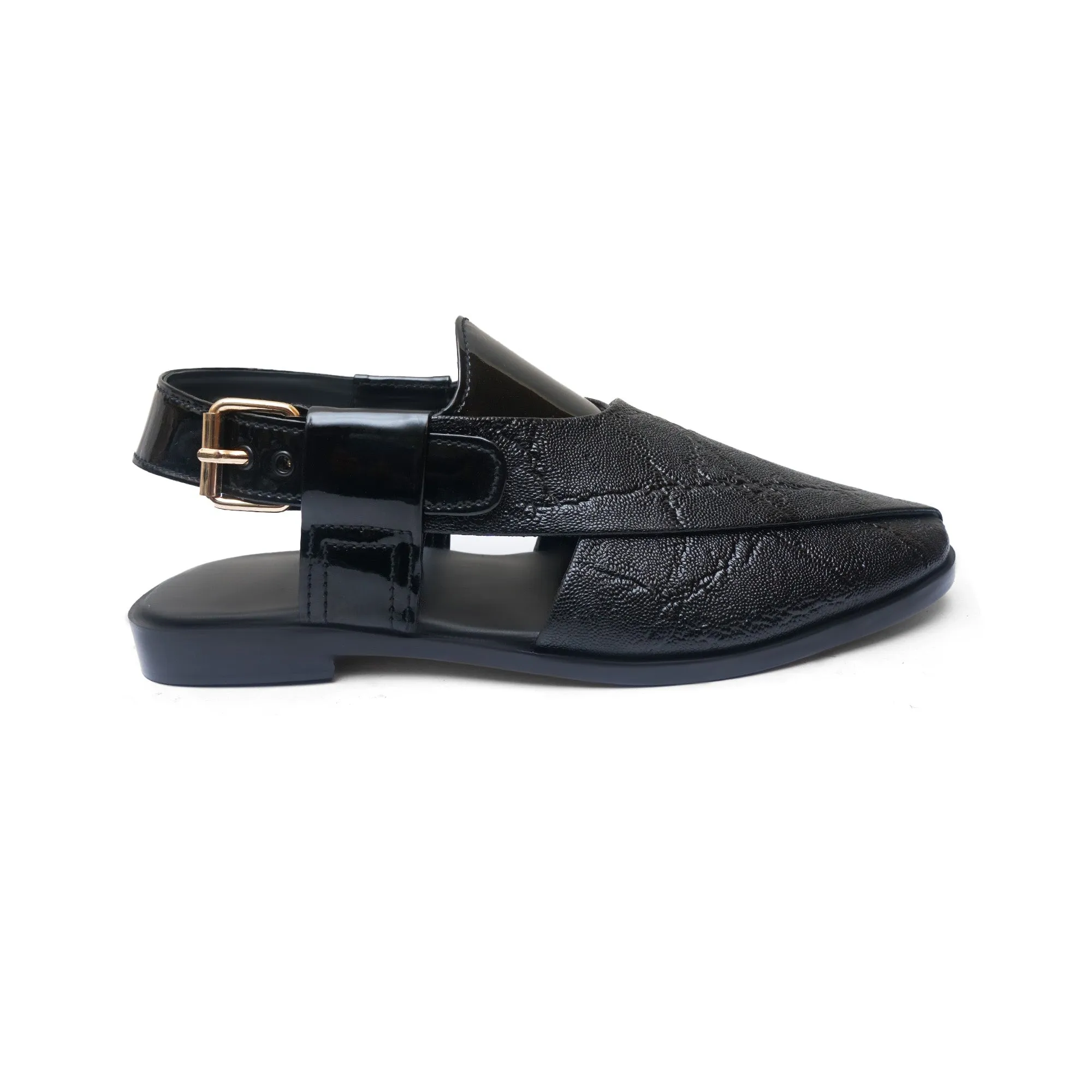 Textured Peshawari Chappal LS-864