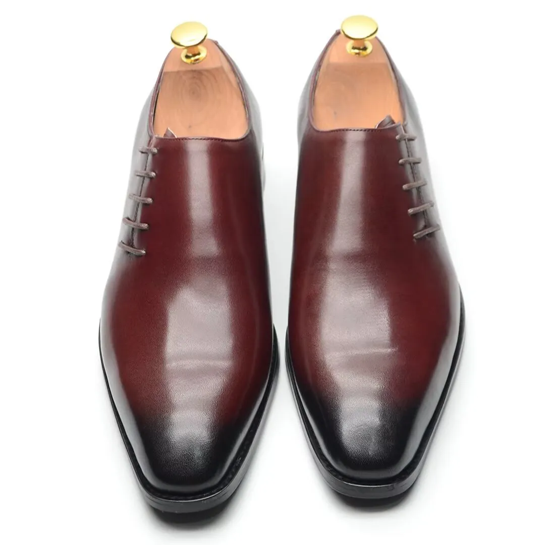 Urban Chic Lace-Up Leather Dress Shoes