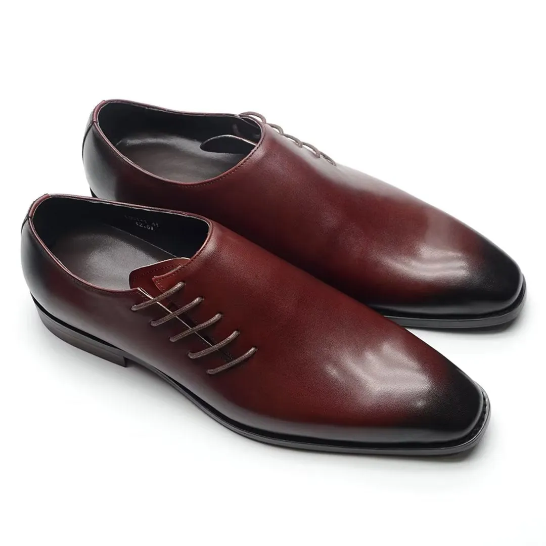 Urban Chic Lace-Up Leather Dress Shoes