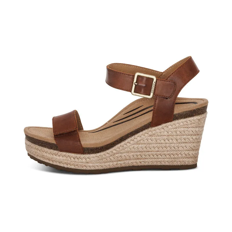 Women's Aetrex Sydney EW754W Color:  Walnut