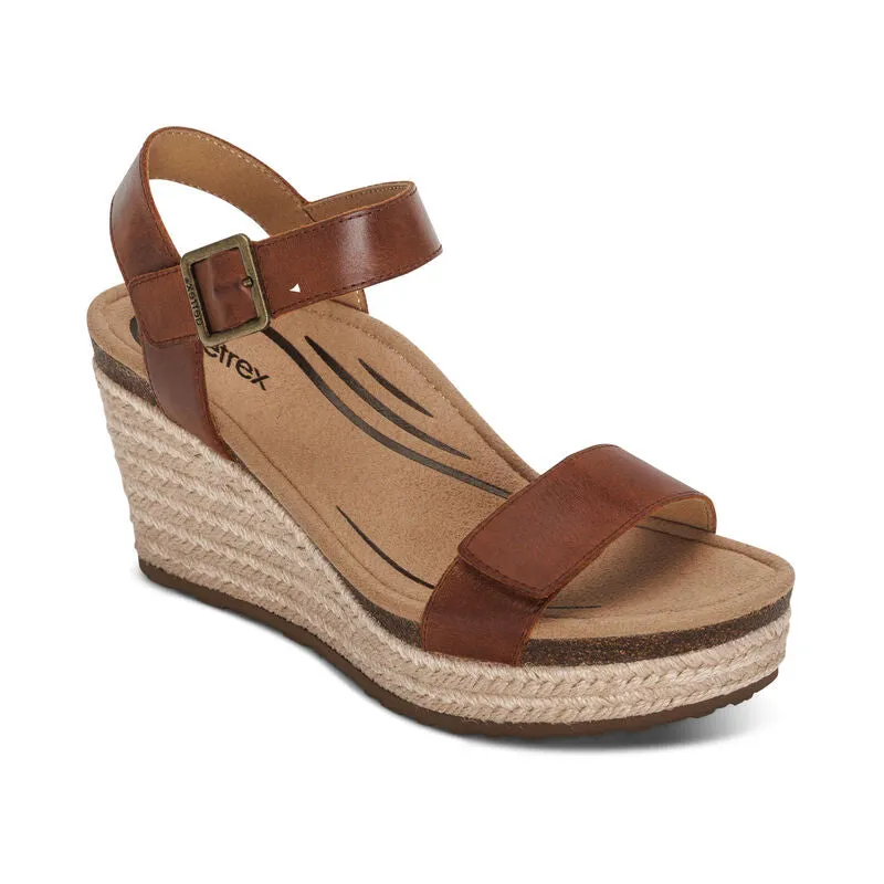 Women's Aetrex Sydney EW754W Color:  Walnut